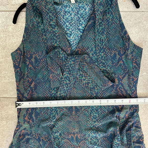 Joie | Silk MIDI Dress Animal print Halter - Picture 8 of 9